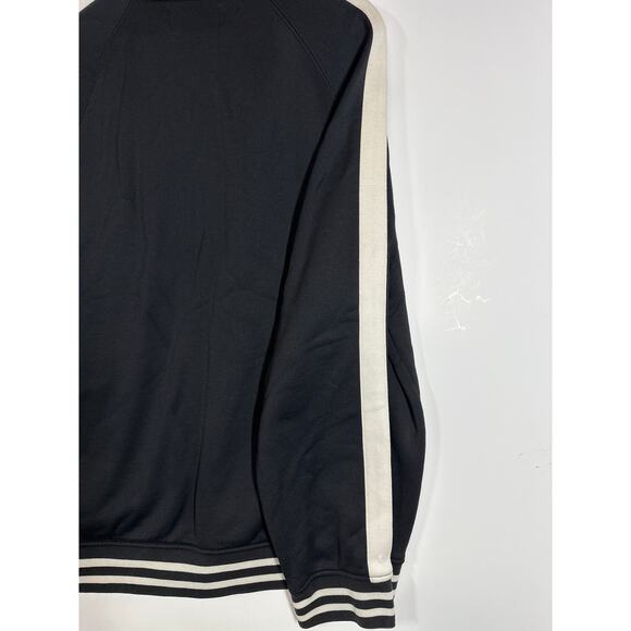 Polo Ralph Lauren Men’s XL Track Jacket Black Stripes Crest Logo Two-Way Zip - Picture 11 of 13